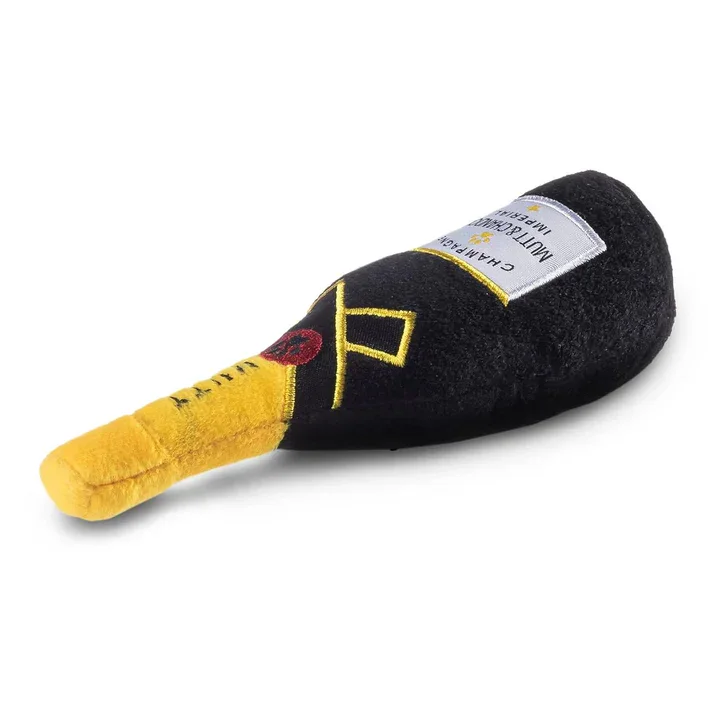 Dog Plush Champagne Chew Toy - Image 4