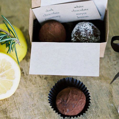 Roederer Estate's L'Ermitage & Four Piece Chocolate Truffles Gift Set - Image 4